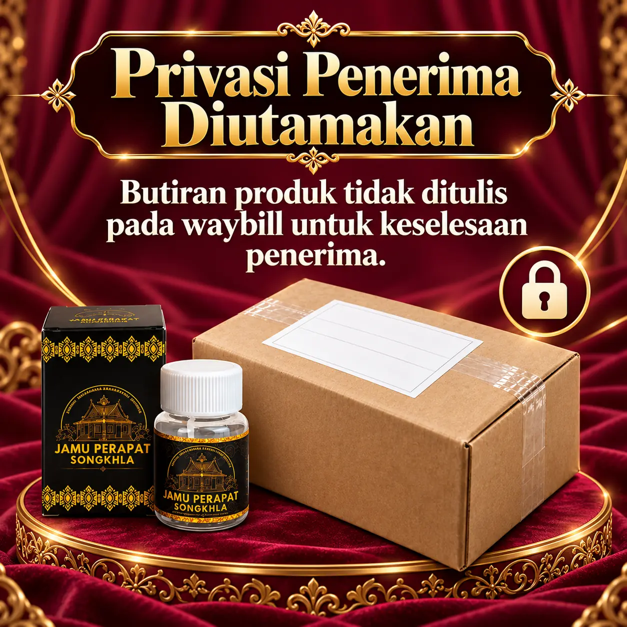 Privasi penerima dan maklumat waybill